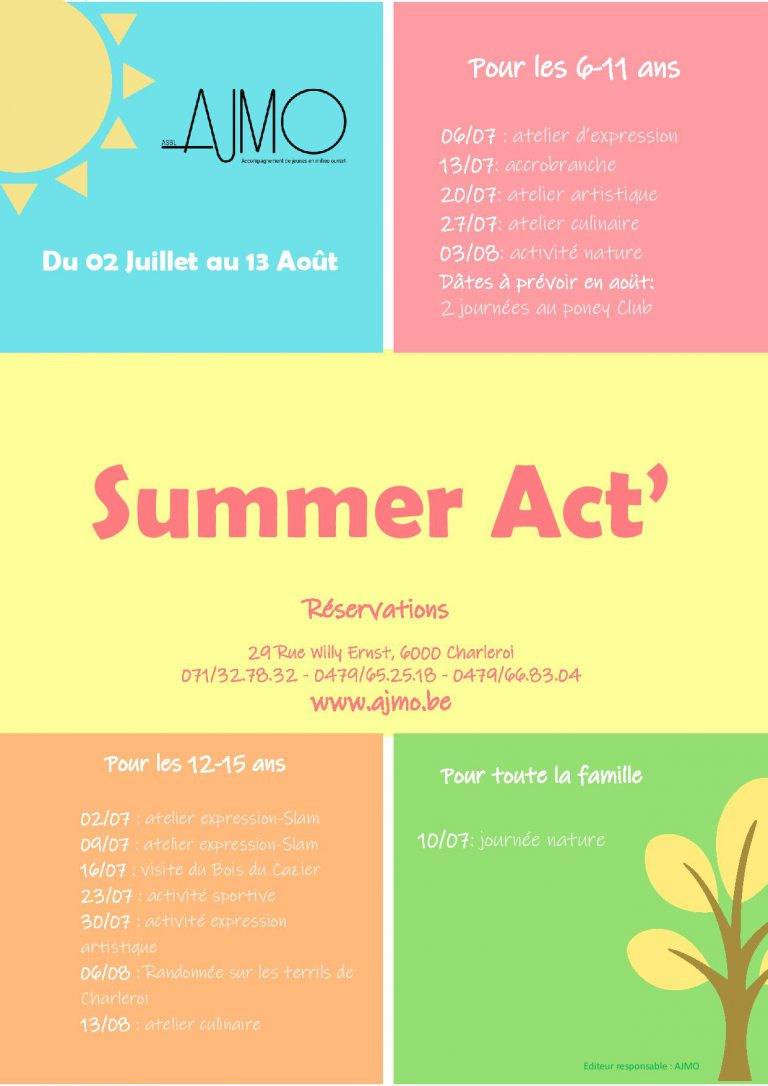 Lire la suite à propos de l’article Summer Act’