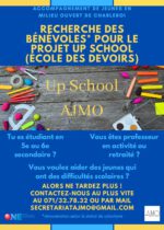 L’AJMO recherche des bénévoles pour le projet Up School