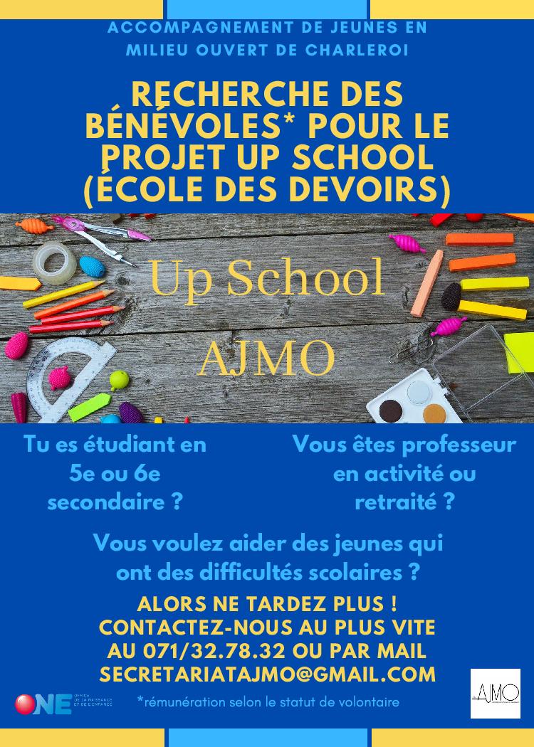 Lire la suite à propos de l’article L’AJMO recherche des bénévoles pour le projet Up School