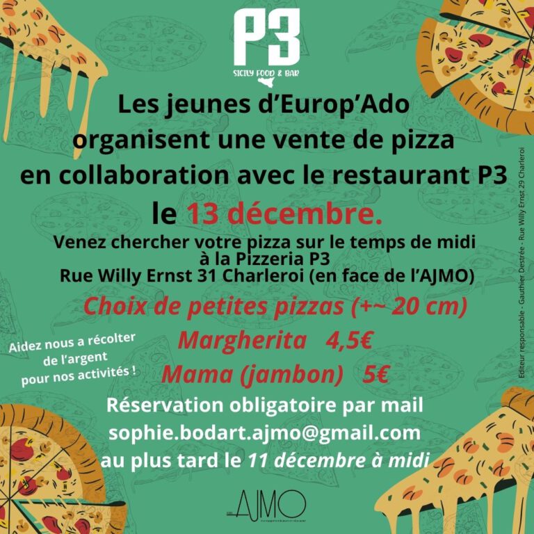 Lire la suite à propos de l’article Vente de Pizza