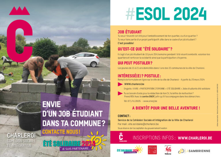 Lire la suite à propos de l’article Eté solidaire à l’antenne de Gosselies